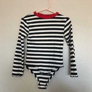 Zara Toddler Girls Striped Bodysuit